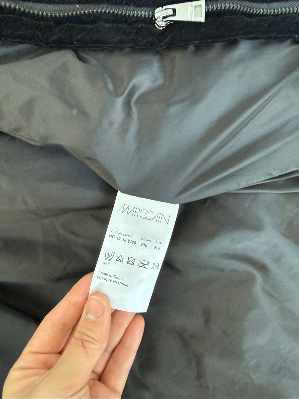 Black Hooded Quilted Coat - Picture 4 of 7